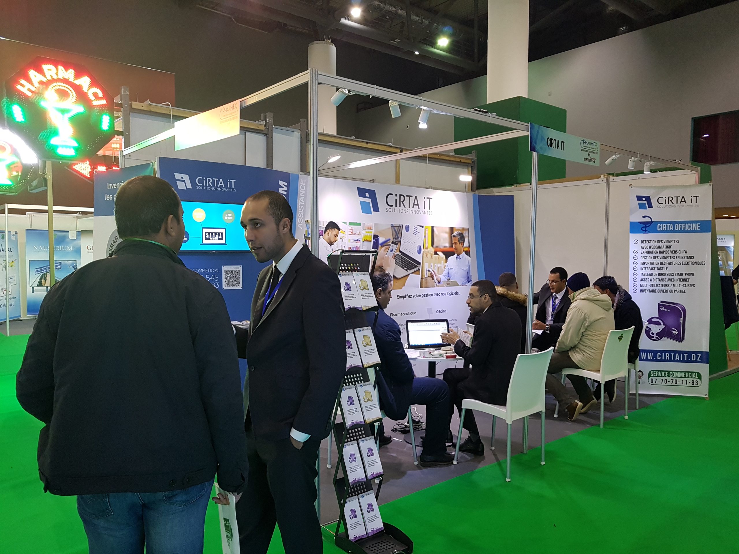 CIRTA IT En Lumière à PHARMEX 2017 au Centre de Conventions Hôtel Méridien Oran